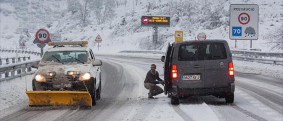 Comienza en Andorra la obligación de cadenas o neumáticos de invierno