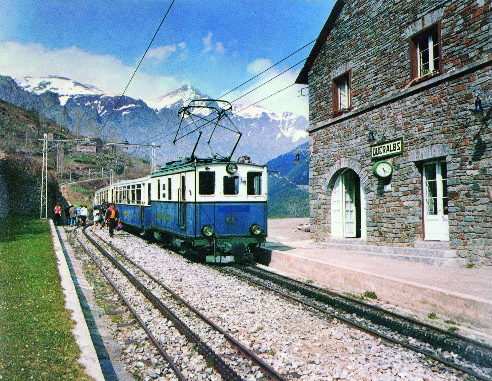 Se abre una exposición de los 90 años del Tren Cremallera de Núria