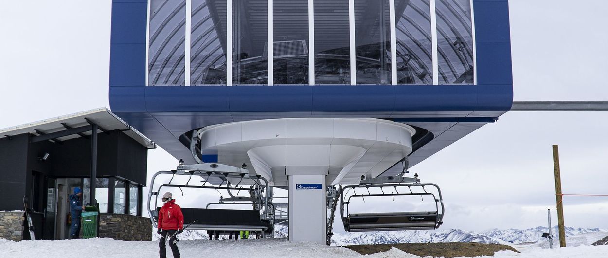 La estación de esquí de Cerler inaugura su nuevo telesilla Castanesa