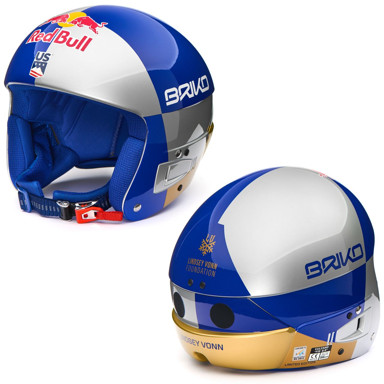 Briko Vulcano “RB LVF FIS 6.8”: El casco de Lindsey Vonn - Megaski -  Nevasport.com