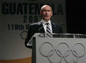 Vladimir Putin defendiendo a Sochi