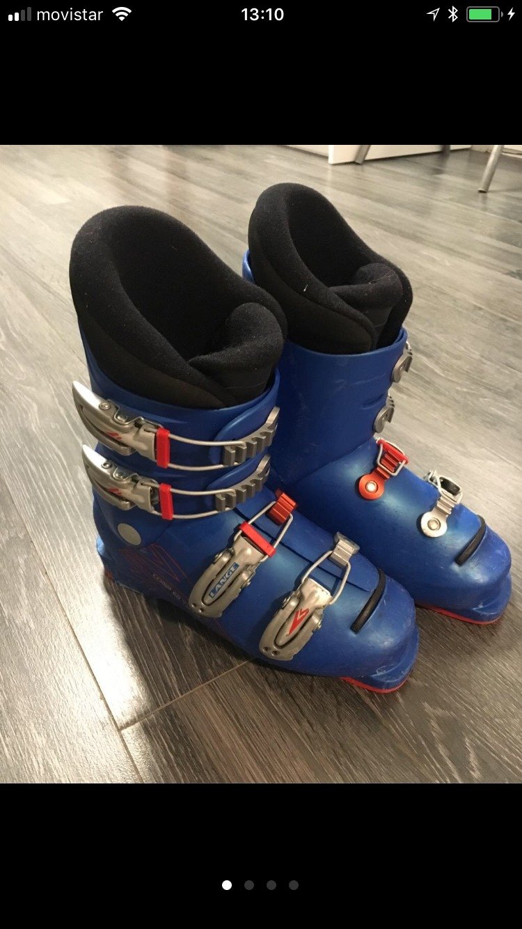 Vendo botas esqui niñ@ LANGE, talla 36