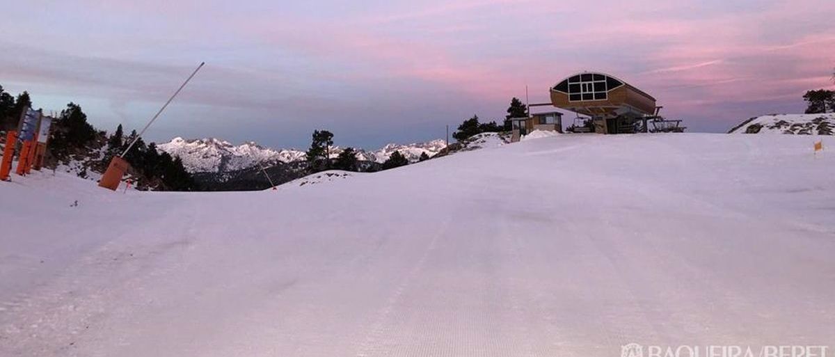 Las estaciones de esquí abren más kilómetros de pistas de lo previsto