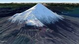 Vista Google Earth Volcán Osorno 2024