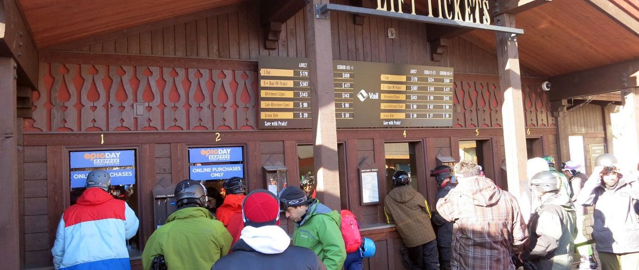 Vail/Beaver Creek venden el forfait de esquí más caro del mundo