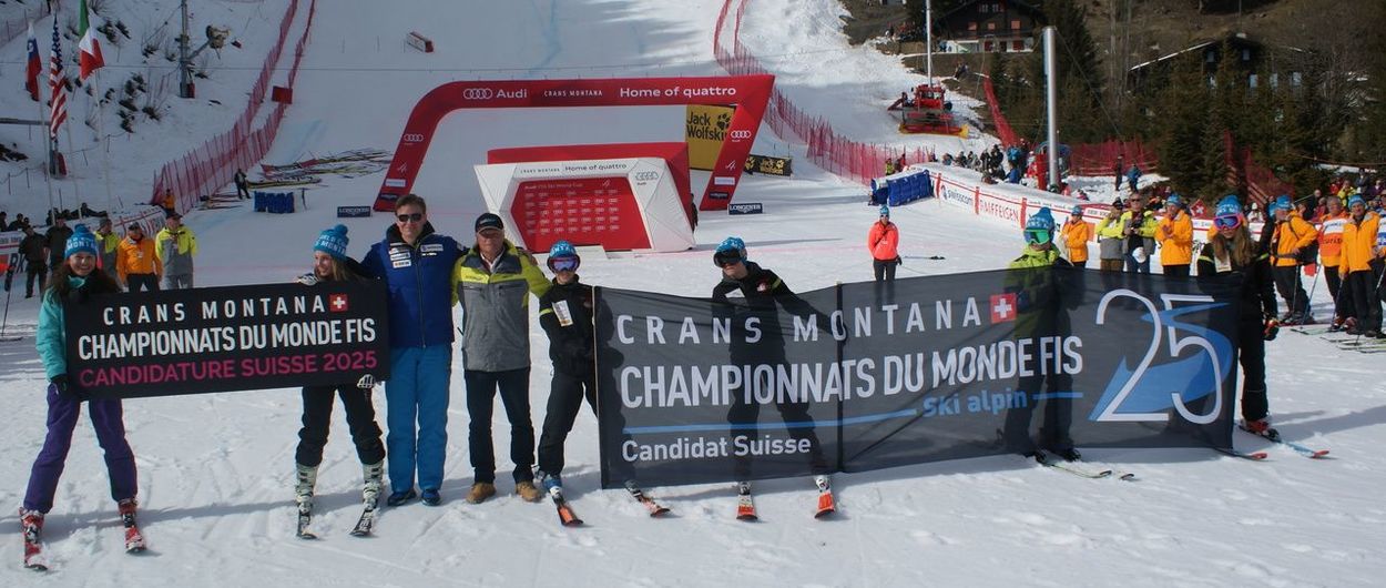 Crans-Montana será candidata a los Mundiales de Esquí Alpino 2025