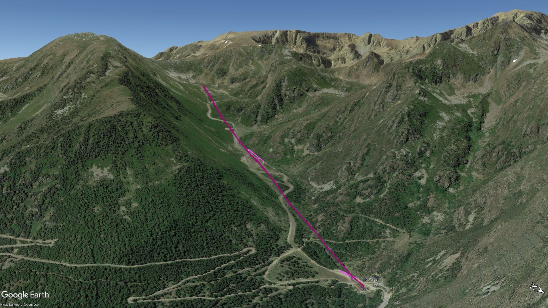 Vista Google Earth Pro Tavascàn Temporada 2023/24