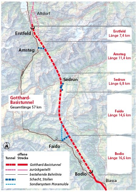 Suiza abre San Gotardo: el túnel más largo del mundo - Noticias -  Nevasport.com