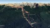 Vista Google Earth Perito Moreno temporada 2024