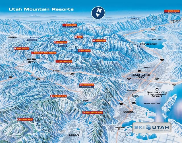 Estaciones de esquí de Utah