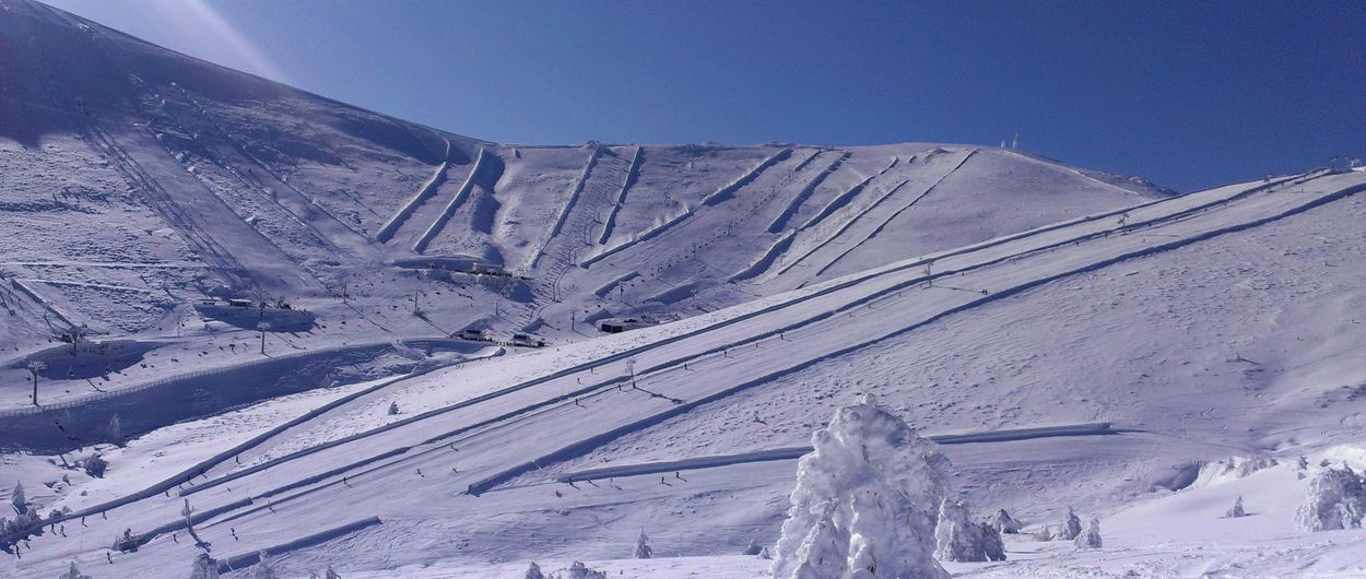 Valdesquí estrenará la temporada de esquí con otras 3 pistas rojas