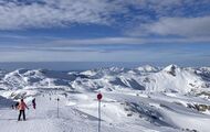 Esquiando con solete por La Pierre St Martin 