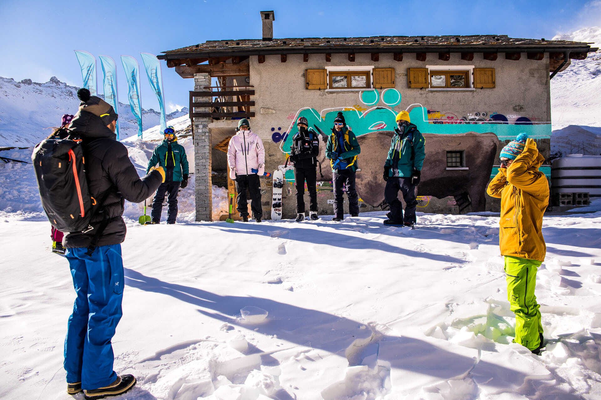 Homeland estacion esqui sin remontes en Italia