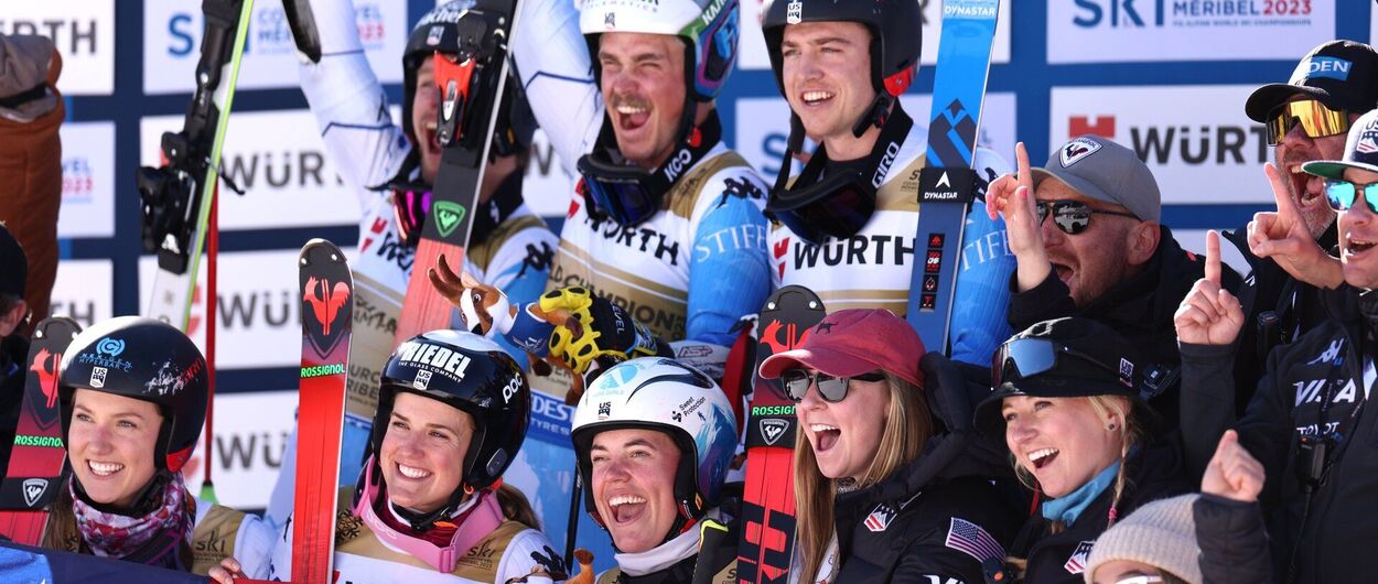 El U.S. Ski Team se impone en un emocionante y polémico Team Parallel