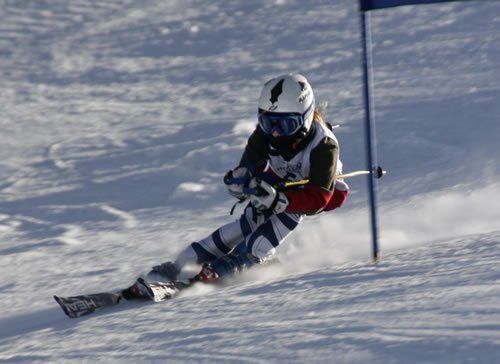 Alejandra Llopis del Club de esquí Monachil