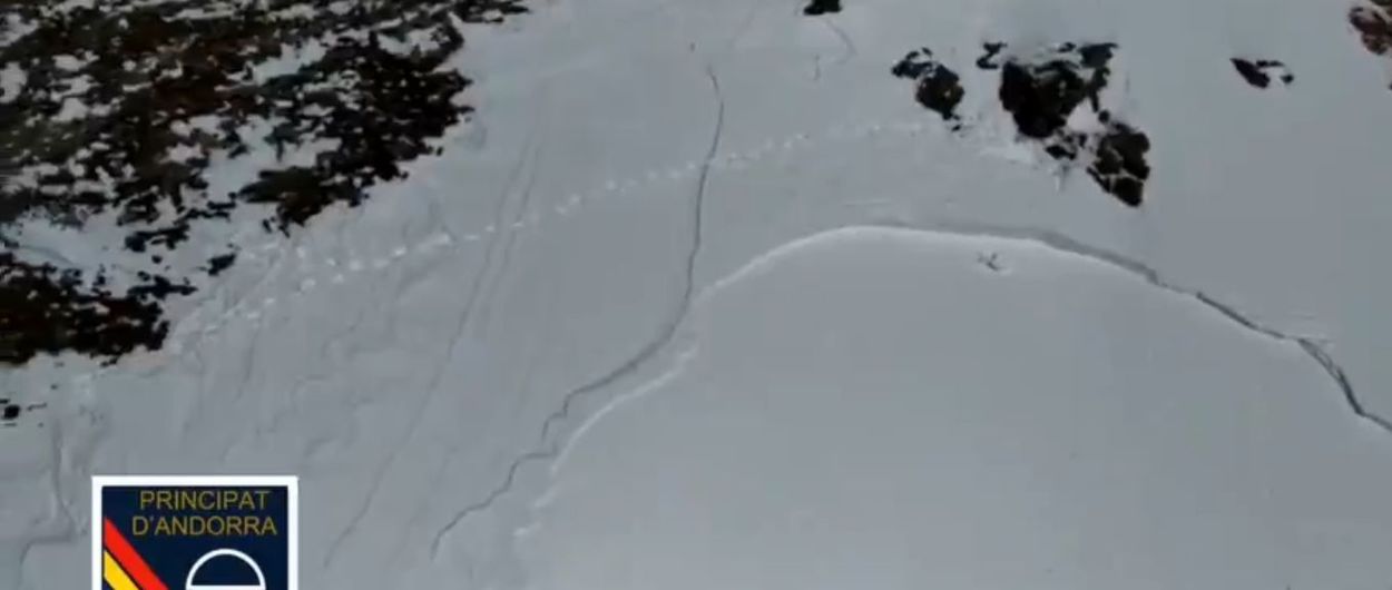Un alud de nieve arrastra a dos esquiadores en Tristaina (Andorra)