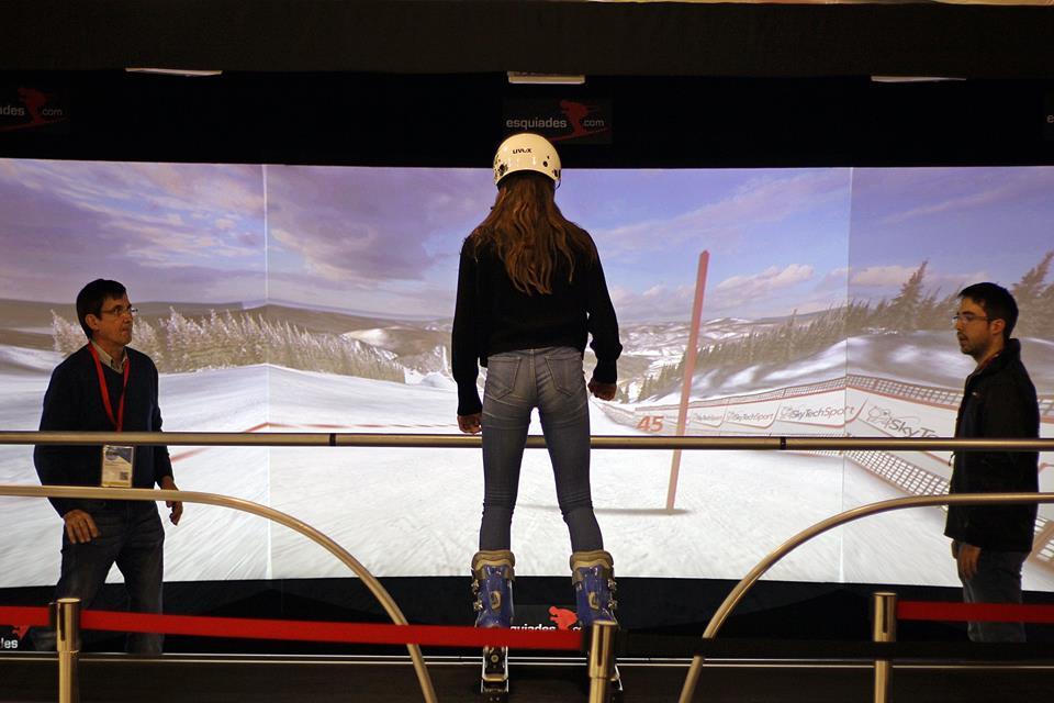 esqui virtual de esquiades