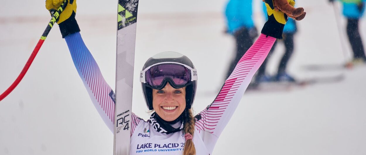 Celia Abad se cuelga el oro de la Combinada alpina de Lake Placid 2023 