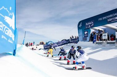 Sierra Nevada prepara su ya habitual cita con la Copa del Mundo de Snowboardcross