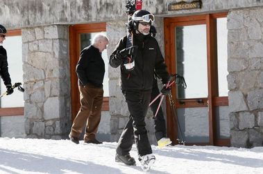 Felipe VI pasa el fin de semana esquiando en Baqueira Beret