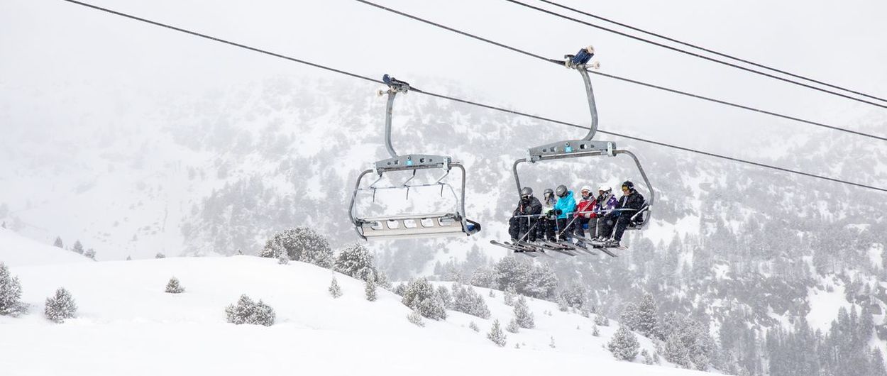 Vuelve a nevar sobre Grandvalira y ya cuenta con 190 km esquiables