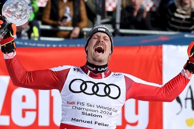 Slalom de Saalbach: La victoria para Timon Haugan y el Globo para Feller