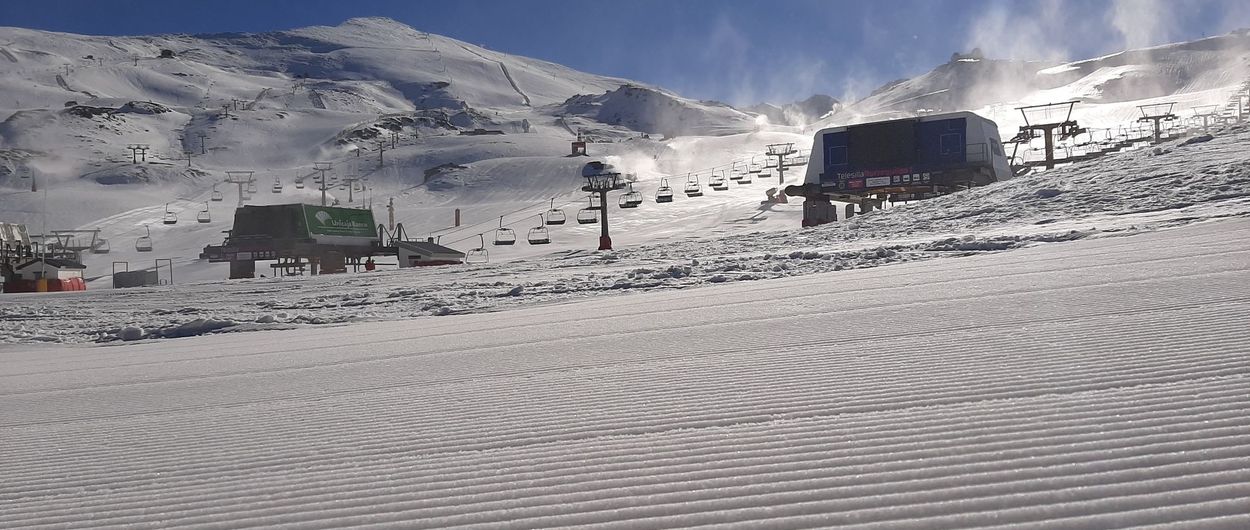Sierra Nevada inaugura temporada de esquí con 30 kilómetros