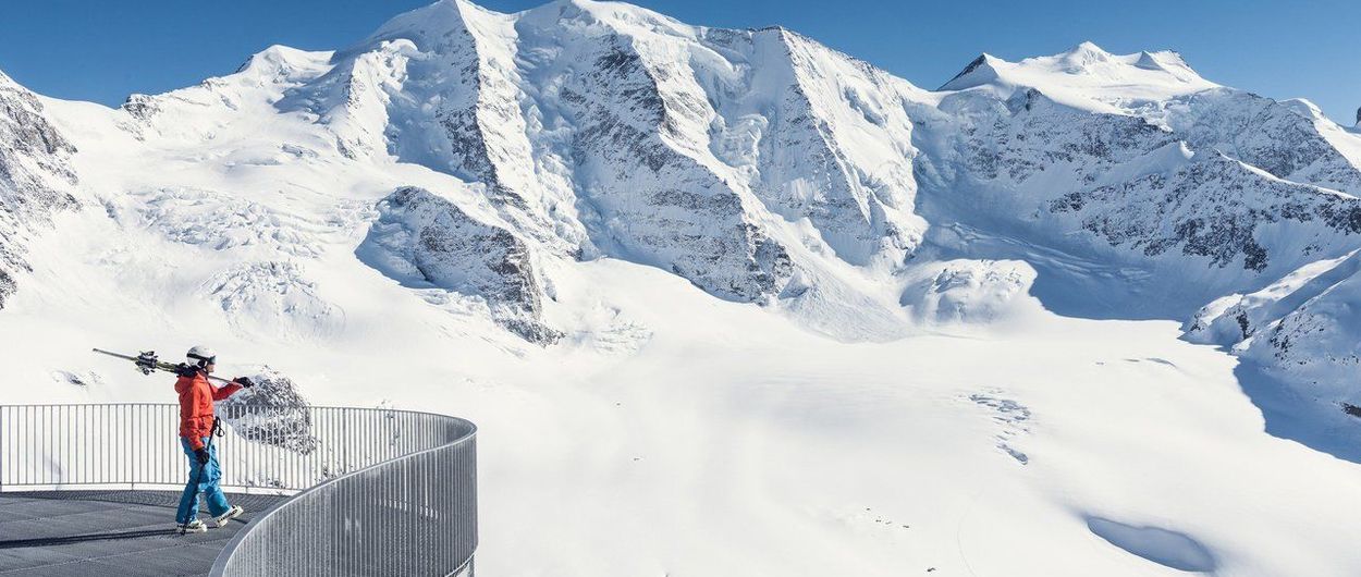 Diavolezza también abrió su temporada de esquí el sábado sin pistas en glaciar