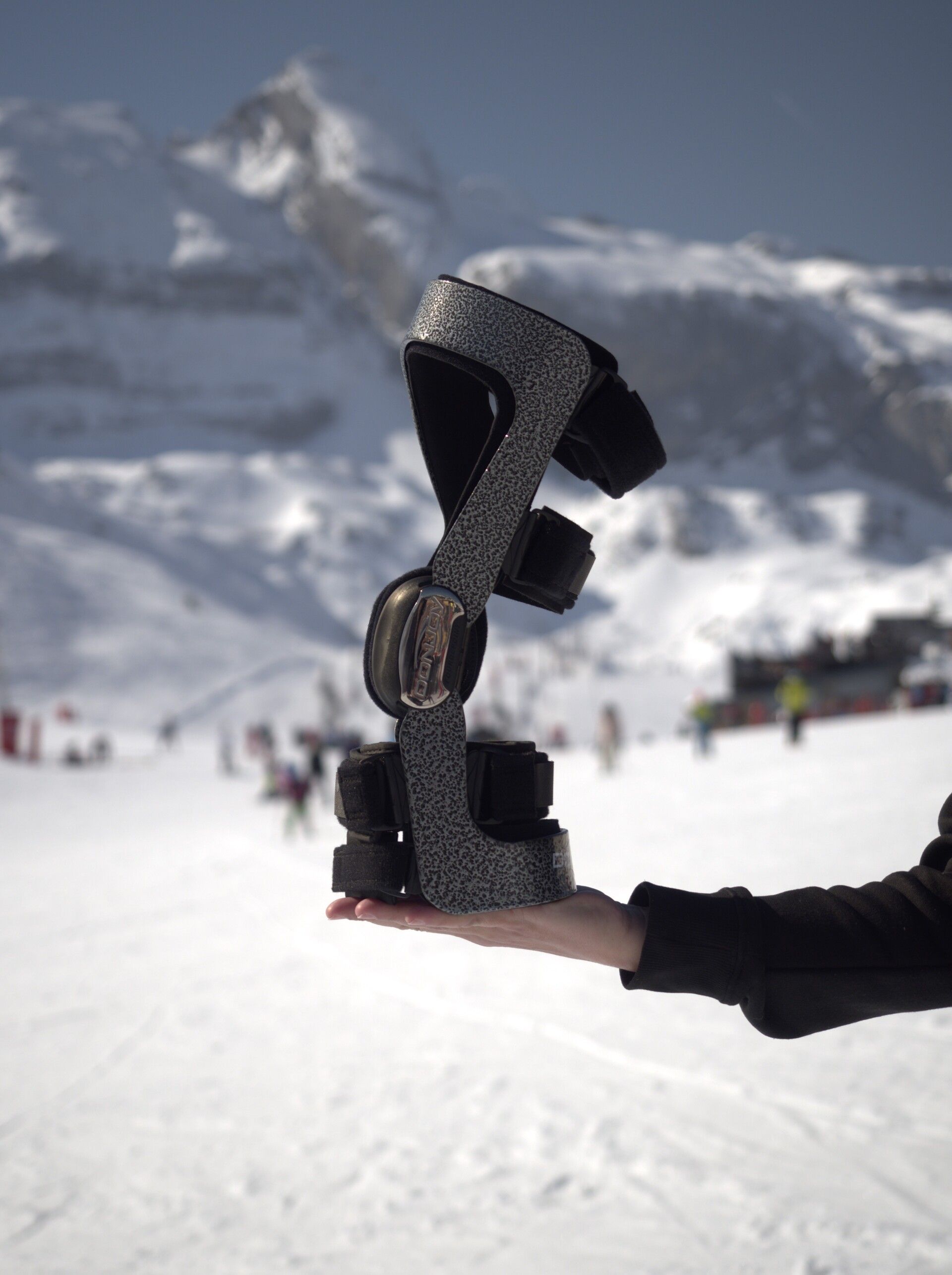 Test de rodilleras específicas para esquí y snowboard en Candanchú
