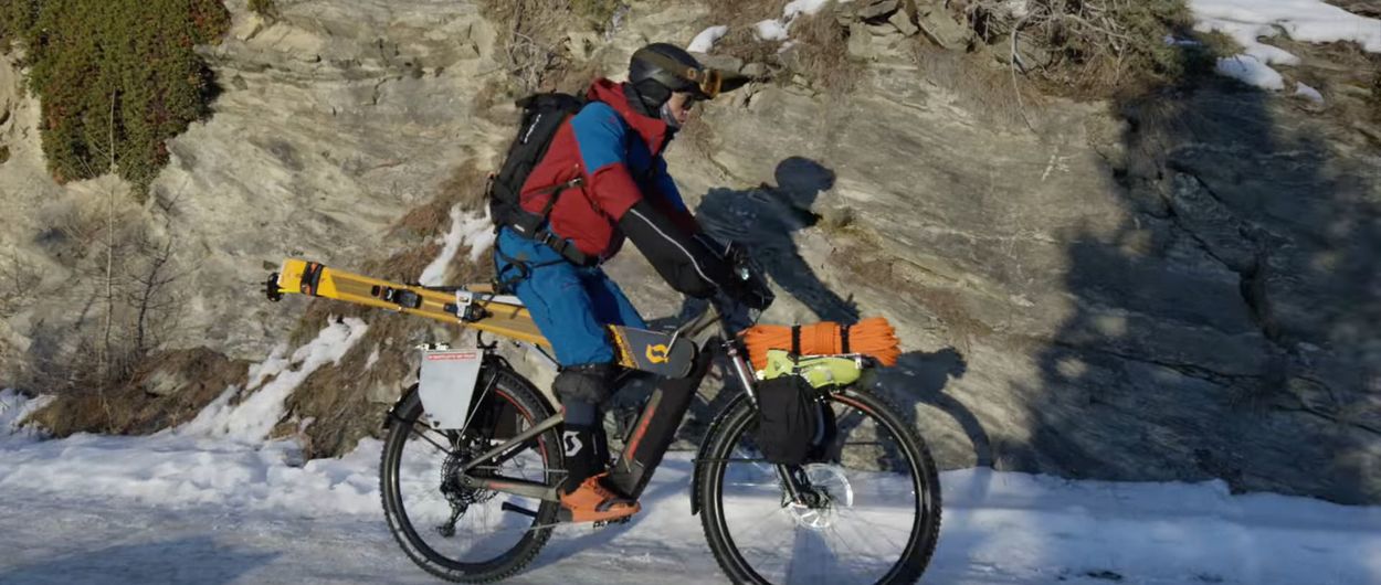 Scott SK-eRIDE: La bicicleta para subir a esquiar sin atascos ni contaminar!
