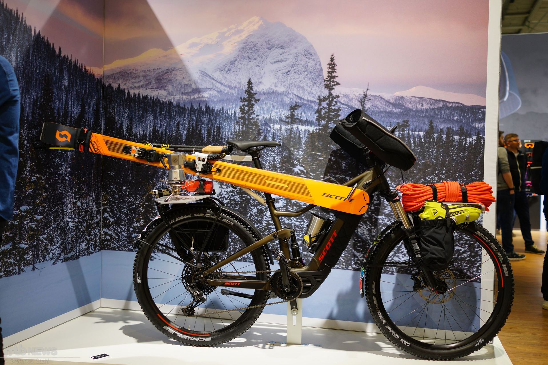 Scott SK-eRIDE: La bicicleta para subir a esquiar sin atascos ni contaminar!