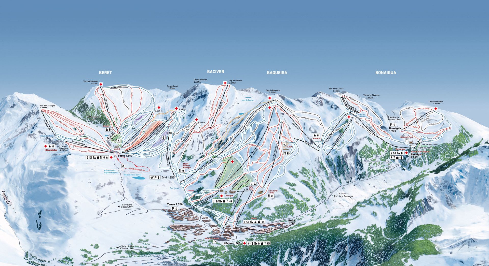 Novedades 2022-2023: Baqueira Beret crece hasta los 170 kilómetros  esquiables
