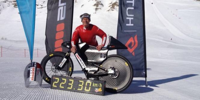 223 km/h: Record de velocidad en bicicleta sobre nieve - Nevasport Chile -  Nevasport.com