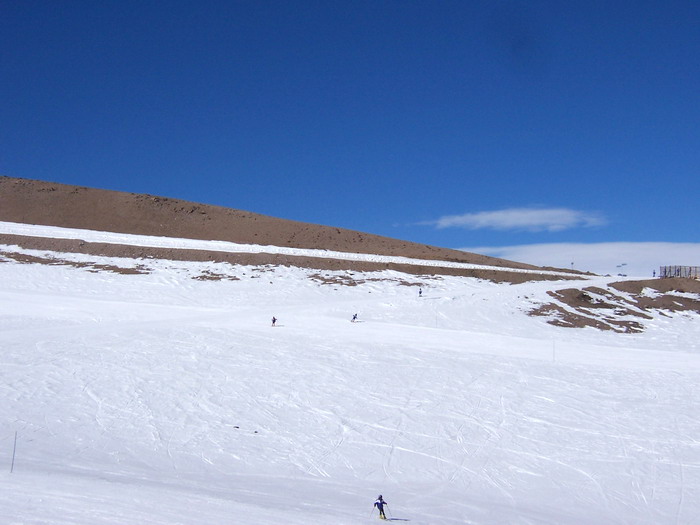 Mirando la conexión con Valle Nevado