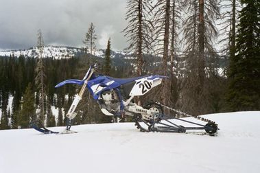 Moto Enduro de Nieve