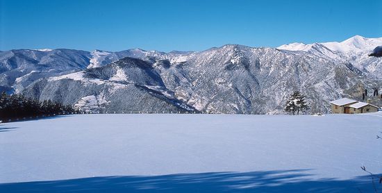 Imagen de la zona de esquí de Naturlandia-La Rabassa